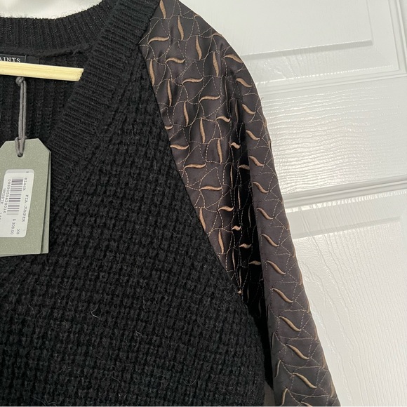 NWT ALLSAINTS
Fia Embroidered Sweater In Black XS - Picture 8 of 9
